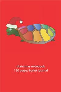 christmas notebook 120 pages bullet journal