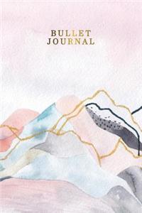 Bullet Journal: Awesome Designer Bullet Journal - 120-Page 1/2 Inch Dot Grid Trendy Pattern Notebook - 6 X 9 Perfect Bound Paperback