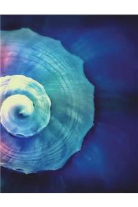 Shell Notebook Large Size 8.5 x 11 Ruled 150 Pages