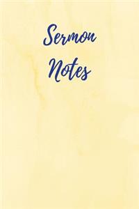 Sermon Notes