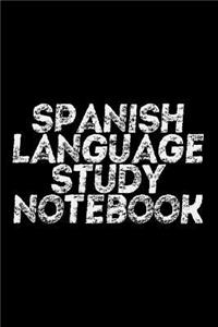 Spanish Language Study Notebook