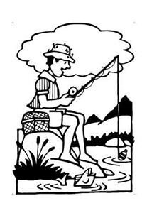 Fishing Composition Notebook, Wide Ruled