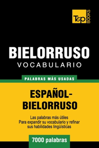 Vocabulario español-bielorruso - 7000 palabras más usadas