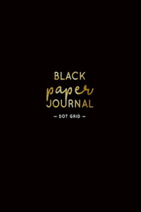 Black Paper Journal Dot Grid