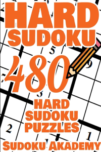 Hard Sudoku - 480 Hard Sudoku Puzzle + Solutions - The Big Sudoku Book - 480 Hard Puzzles