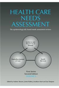 Health Care Needs Assessment, First Series, Volume 2, Second Edition