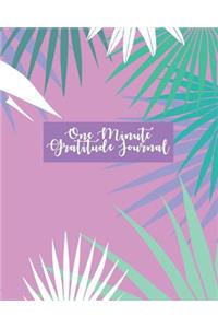 One Minute Gratitude Journal