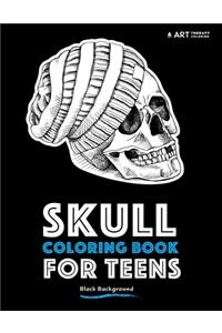 Skull Coloring Book For Teens