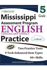 Mississippi Assessment Program Test Prep: Grade 5 English Language Arts Literacy (Ela) Practice Workbook and Full-Length Online Assessments: Map Study Guide
