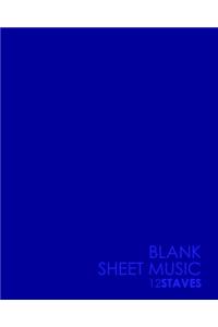 Blank Sheet Music - 12 Staves