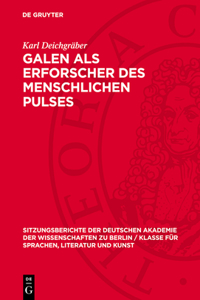 Galen ALS Erforscher Des Menschlichen Pulses