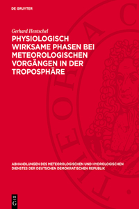 Physiologisch Wirksame Phasen Bei Meteorologischen Vorgängen in Der Troposphäre