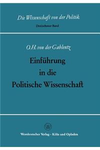 Einführung in die Politische Wissenschaft