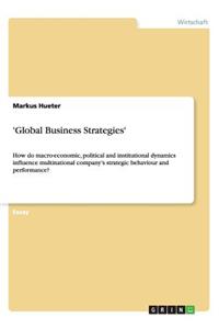 'Global Business Strategies'