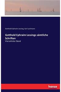 Gotthold Ephraim Lessings sämtliche Schriften