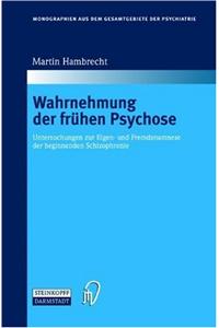 Wahrnehmung Der Fra1/4hen Psychose