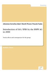 Introduction of IAS / IFRS by the BMW AG in 2000