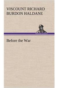 Before the War