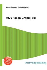 1926 Italian Grand Prix