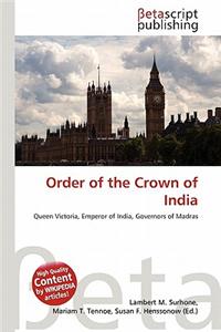 Order of the Crown of India