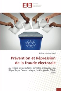 Prévention et Répression de la fraude électorale
