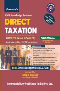CMA Knowledge Series on Direct Taxation CMA Inter (Group I Paper 7A)