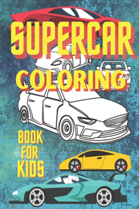 Supercar Coloring Book For Kids