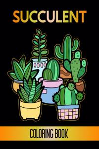 Succulent Coloring Book