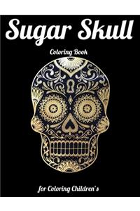 Sugar Skull Coloring Book for Coloring Children's