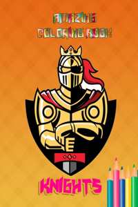Amazing coloring book knights