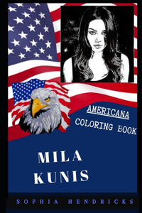 Mila Kunis Americana Coloring Book