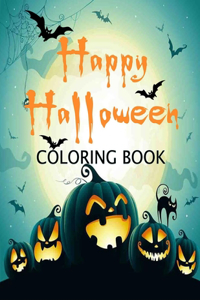 Happy Halloween Coloring Book