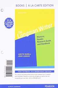 The Longman Writer, Books a la Carte Plus Mylab Writing with Etext -- Access Card Package