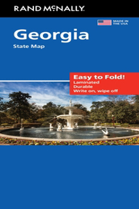 Rand McNally Easy to Fold: Georgia State Laminated Map