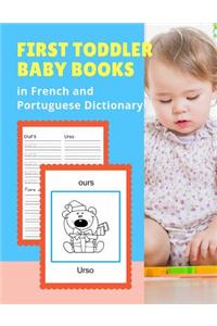 First Toddler Baby Books in French and Portuguese Dictionary