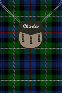 Charles Clan Tartan Journal/Notebook