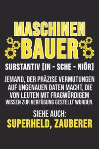Maschinenbauer Substantiv [In-Sche-Niör] Jemand, Der Präzise Vermutungen Auf Ungenaue Daten Macht, Die Von Leuten Mit Fragwürdigem Wissen Zur Verfügung Gestellt Wurden.