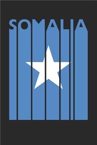 Retro Somalia Planner - Somalian Flag Diary - Vintage Somalia Notebook - Somalia Travel Journal