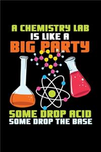A Chemistry Lab Big Party Some Drop Acid Some Drop the Base
