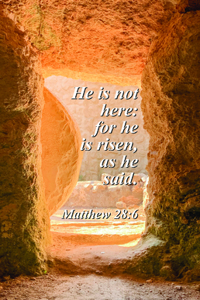 Easter Bulletin: He Is Risen (Package of 100)