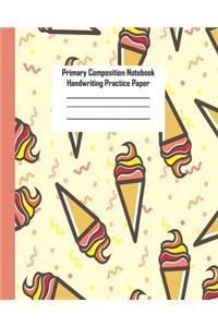 Primary Composition Notebook Handwriting Practice Paper