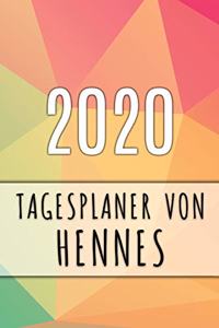 2020 Tagesplaner von Hennes