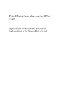 Improvements Needed in Gsa's Second Year Implementation of the Financial Integrity ACT