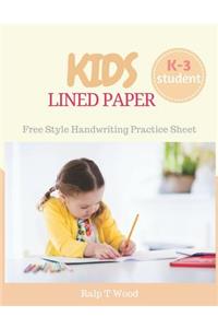 Kids Lined Paper