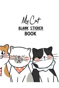 My Cat Blank Sticker Book