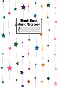 Blank Sheet Music Notebook