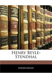 Henry Beyle-Stendhal