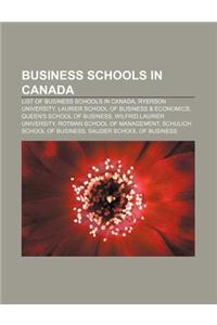 Business Schools in Canada