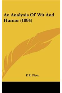 An Analysis of Wit and Humor (1884)