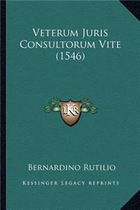 Veterum Juris Consultorum Vite (1546)
